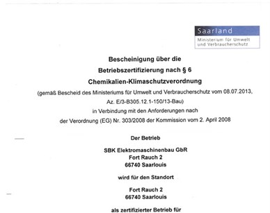 Chemikalien-Klimaschutzverordnung